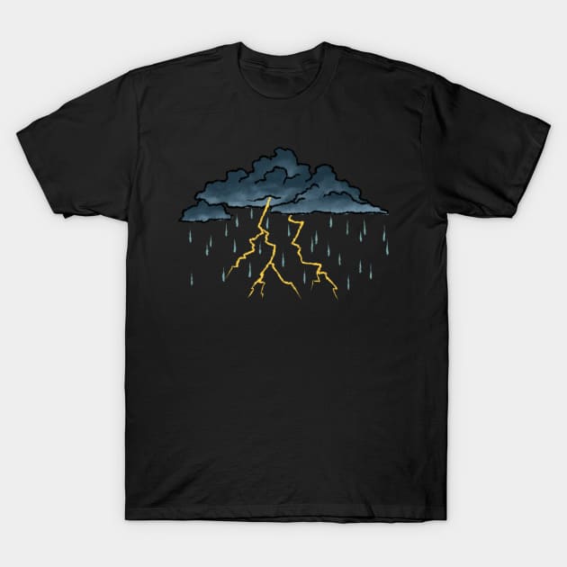 Joyous June Thunderstorms T-Shirt by Tayleaf